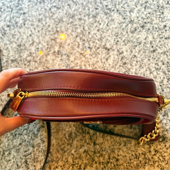 ♥️💖 Elegant Michael Kors Crossbody Shoulder Bag Leather & Velvet with Tassel - Picture 12 of 12